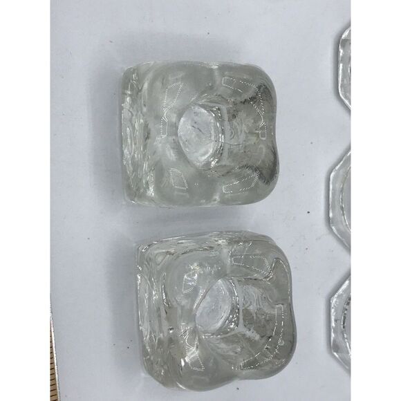 Salt Cellars Dips Clear Glass set‎ of 7 (3 different styles) - Picture 6 of 12